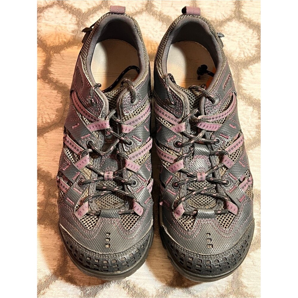 Merrell Women's Gray and Pink Athletic Water-Ready Hiking Shoes